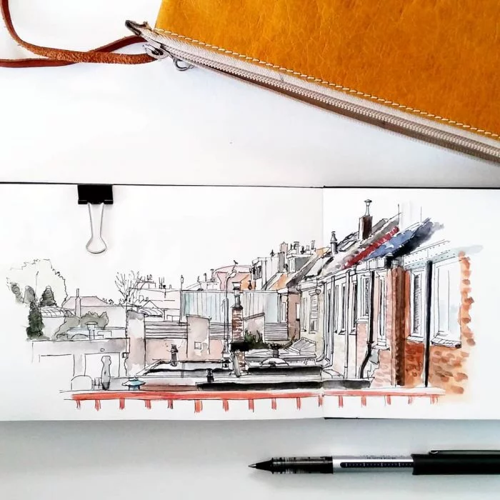 Urban sketching - Afbeelding 9