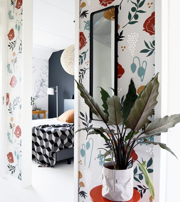 Mijn nieuwste handgetekende behang design is af!